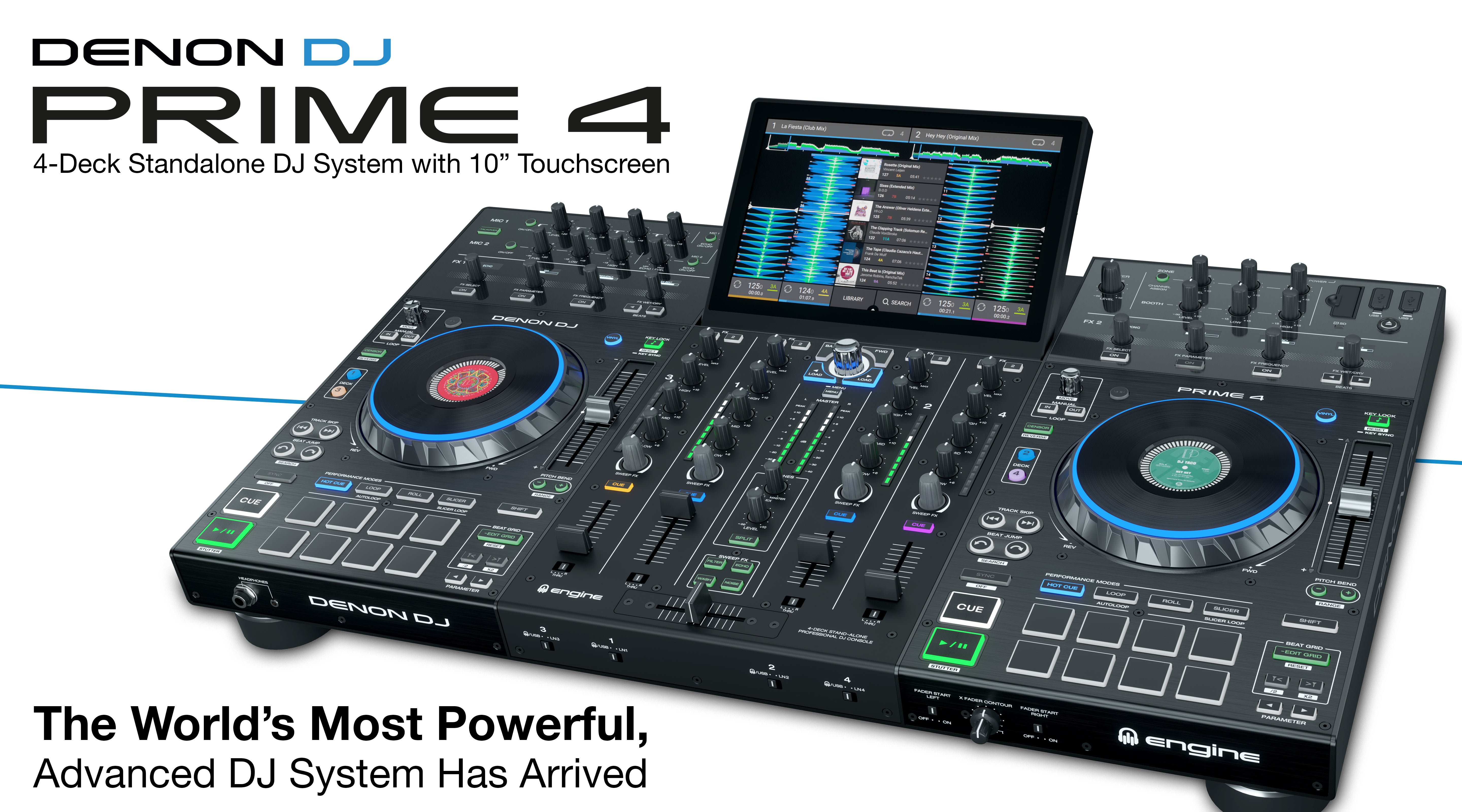 Denon DJ lanceert nieuwe topper in de Prime-serie!
